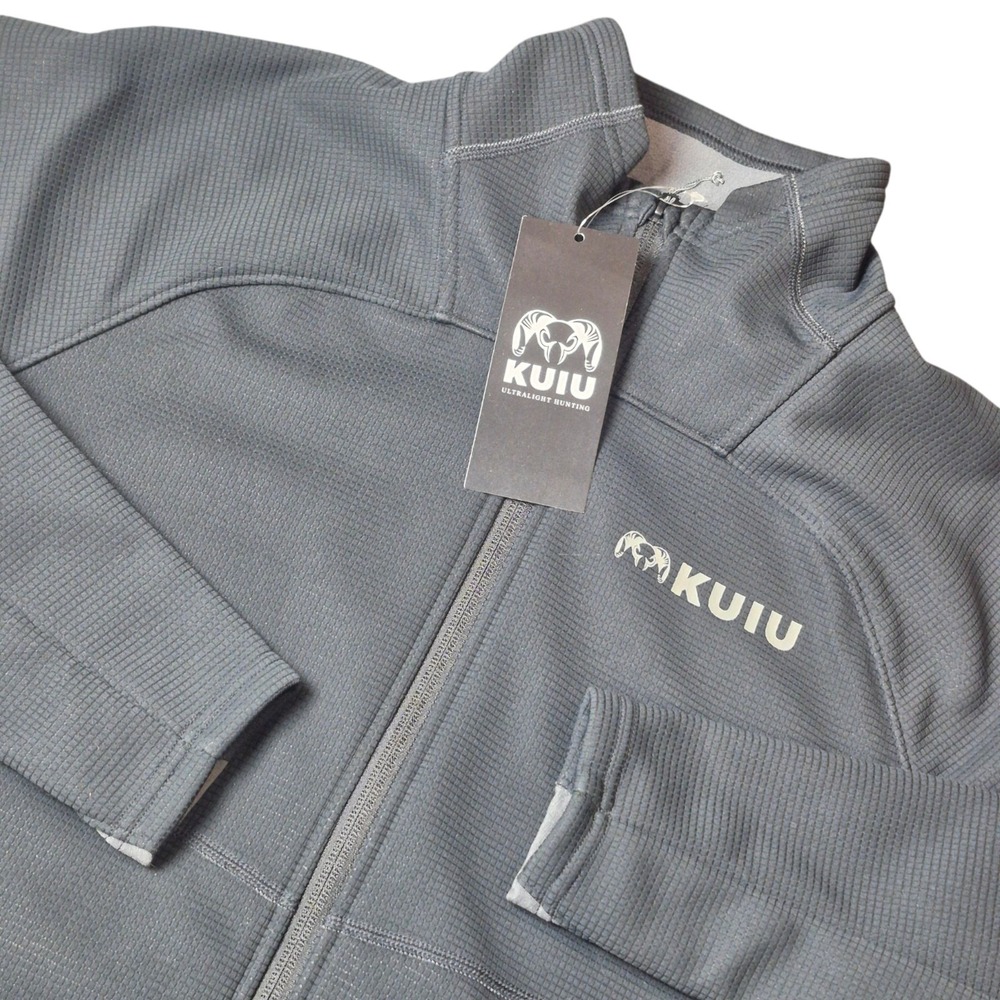 KUIU Mens S Peloton 240 Full Zip Black Fleece Jacket Hunting Tactical NWT